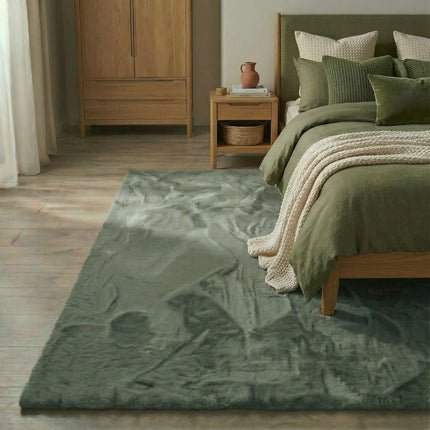 Hochflorteppich Extra Soft Fluffy - Grün