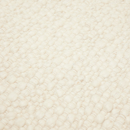 Wollteppich Elfenbein Pebble