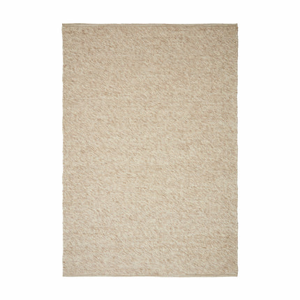 Wollteppich Beige/Braun Gotland