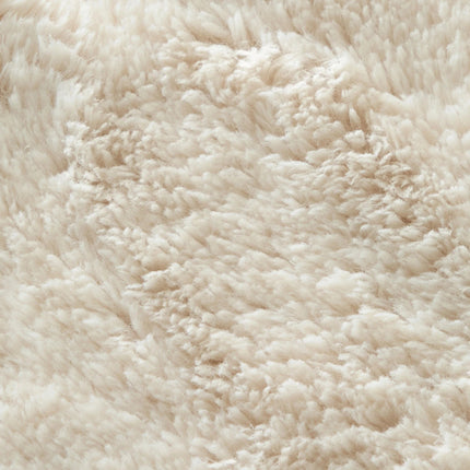 Hochflorteppich Beige/Weiß Nesto