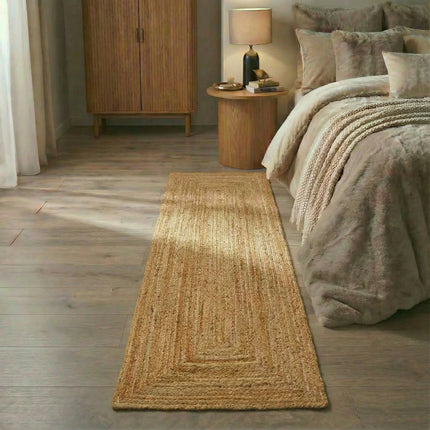 Jute loper vloerkleed naturel