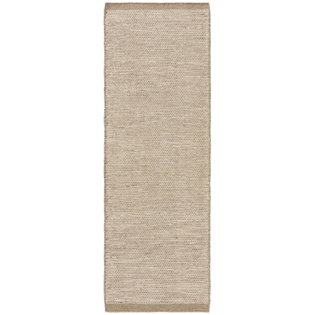 Wollen Loper vloerkleed Taupe Mave