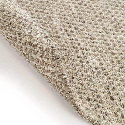 Rond Wollen vloerkleed Mave Taupe