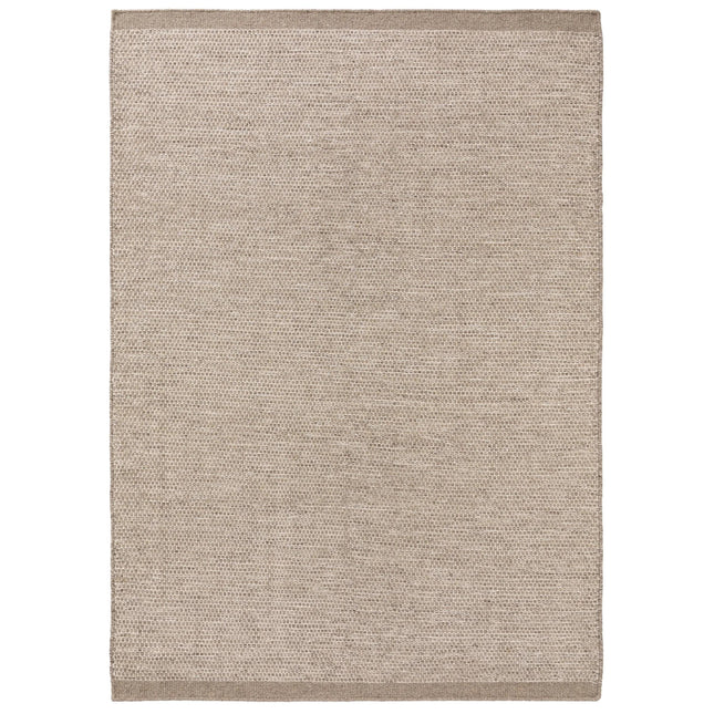 Wollteppich Taupe Mave