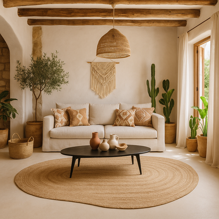 Organischer Jute-Teppich limitierte Auflage