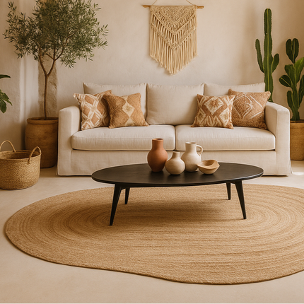 Organischer Jute-Teppich limitierte Auflage