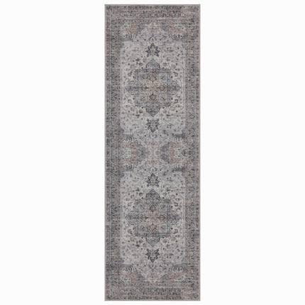 Vintage Loper Vloerkleed Beige/blauw Luca 80x250cm