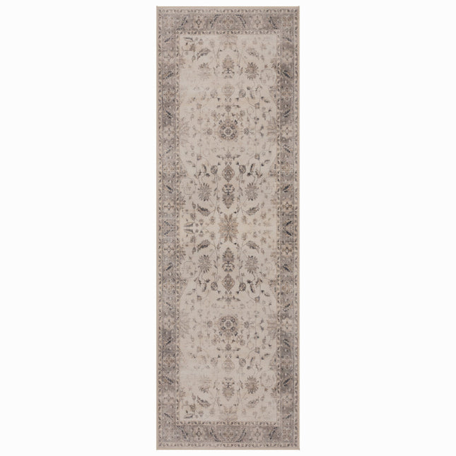 Vintage Loper Vloerkleed Beige/grijs Duux 80x250cm