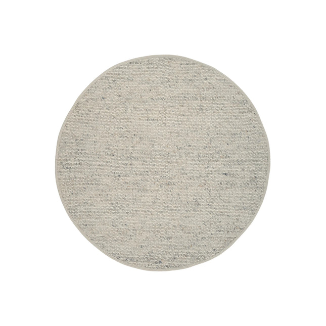 Rond Wollen vloerkleed Beige/gemeleerd Gotland