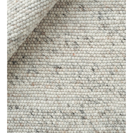 Rond Wollen vloerkleed Beige/gemeleerd Gotland