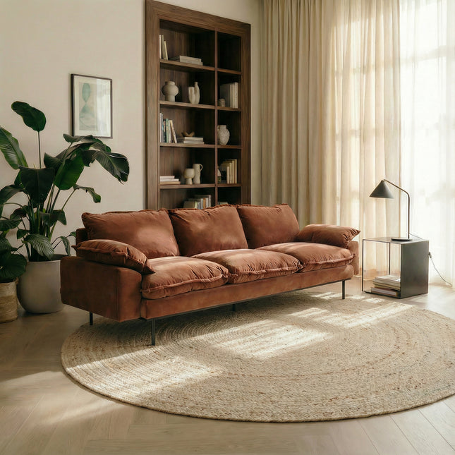 Runder Wollteppich Labyrinth beige/elfenbein meliert